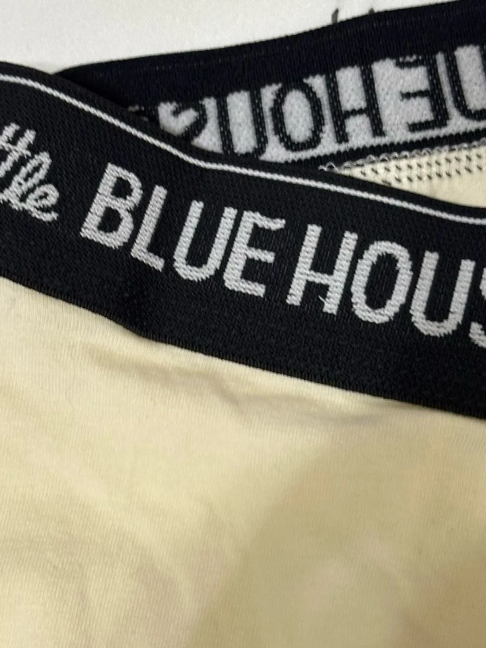 Little Blue House Cream Graphic Boxer Briefs - Duck Print